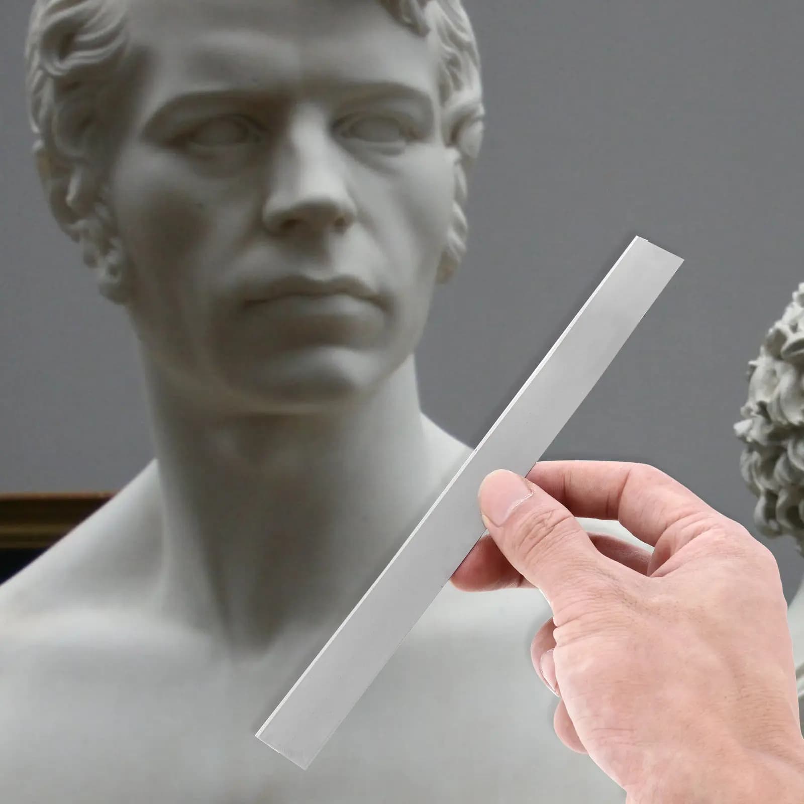 Set di 2 Utensili per Taglio Argilla, Lame Affilate in Acciaio al Carbonio per Modellismo e Scultura Fai-da-Te