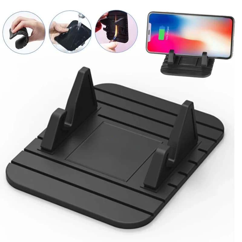 1/3 pezzi Supporto antiscivolo in silicone per auto, tappetino da cruscotto per telefono e GPS, universale per Samsung Xiaomi Huawei