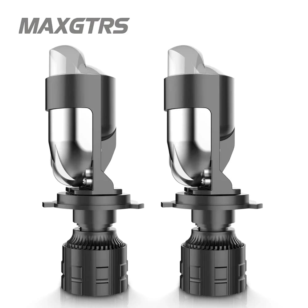 2X H4 9003 Hi/Lo Beam LED Mini proiettore lente lampadine per fari Canbus lampada per auto LHD 12000LM luce per moto messa a fuoco