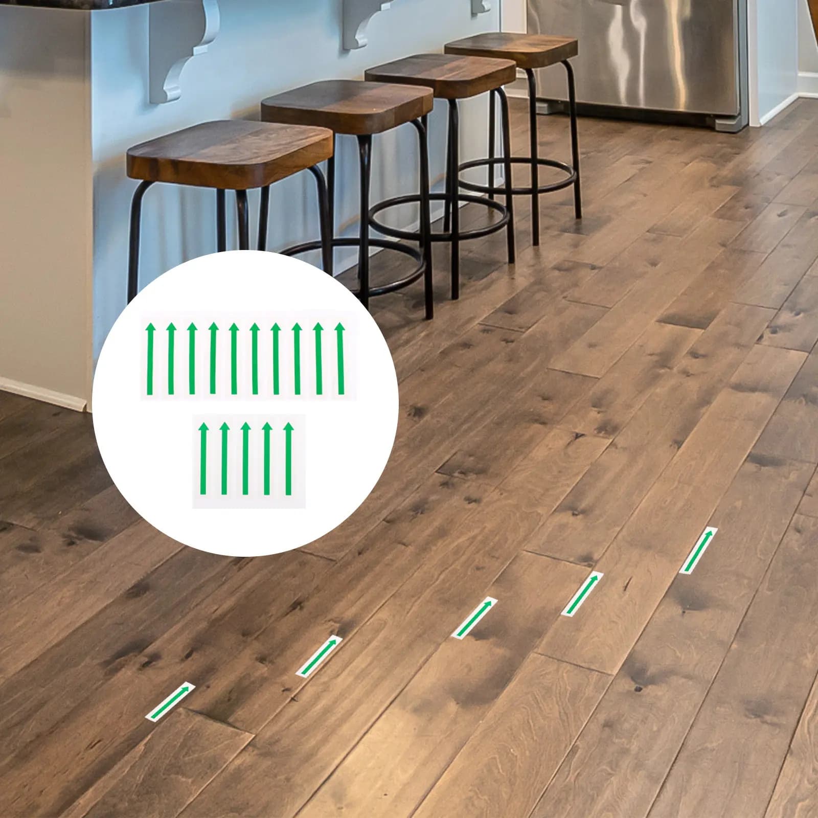 15Pcs Arrow Indicating Direction Decal Sticker Excellent Adhesion Easy Stick Not Fall Perfect for Community Center Factory