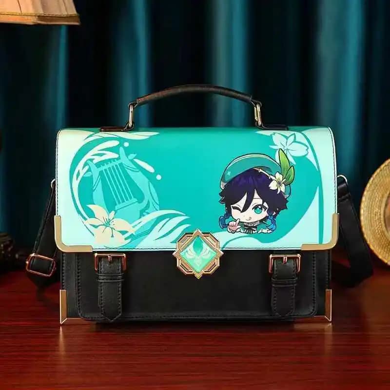 Borsa a tracolla a tema cosplay di Kaedehara Kazuha da Genshin Impact, borsa a tracolla alla moda, Itabag