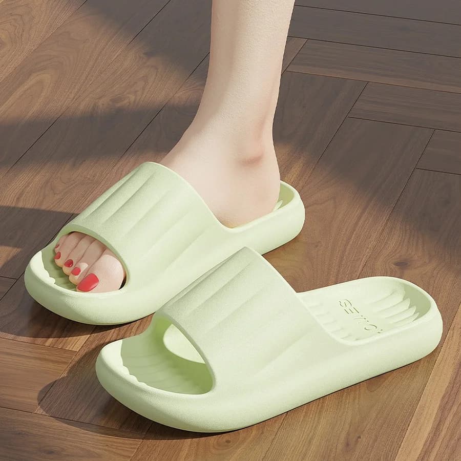 Ciabatte Estive da Donna per Casa, Sandali da Spiaggia, Comode Ciabatte Piatte alla Moda, Antiscivolo per Coppie, Infradito da Bagno per Uomo, per Interni ed Esterni