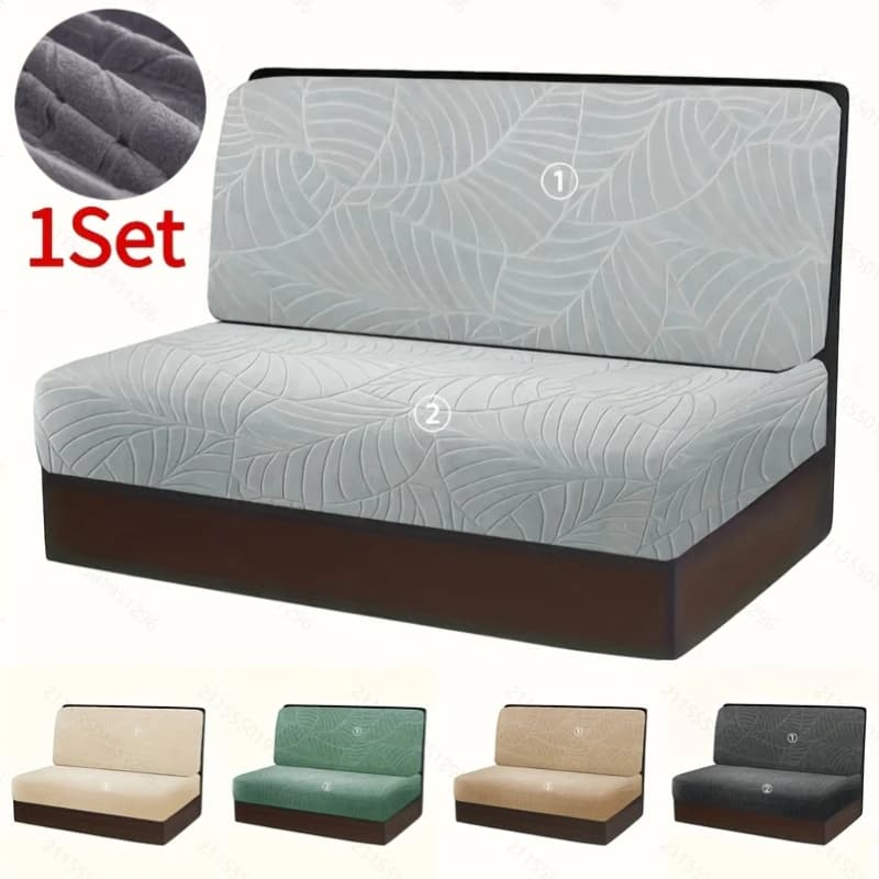 2 Pz/set Sheets Jacquard RV Dinette Elastic Bearings Without Arms Stretch Lining Sofa Rv Camper Auto Panca Covers