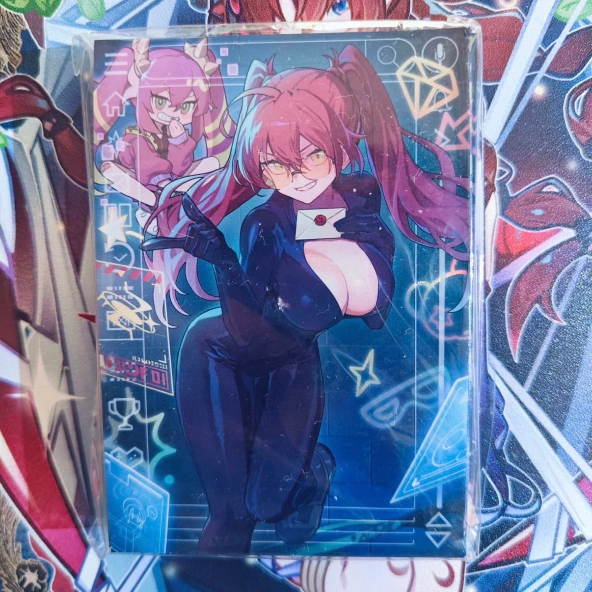 60 pezzi Yu-Gi-Oh! LiveTwin Ki-sikil KISS KISS Tema Laser Flash Porta Carte da Gioco Anime Custodia Protettiva per Carte da Collezione