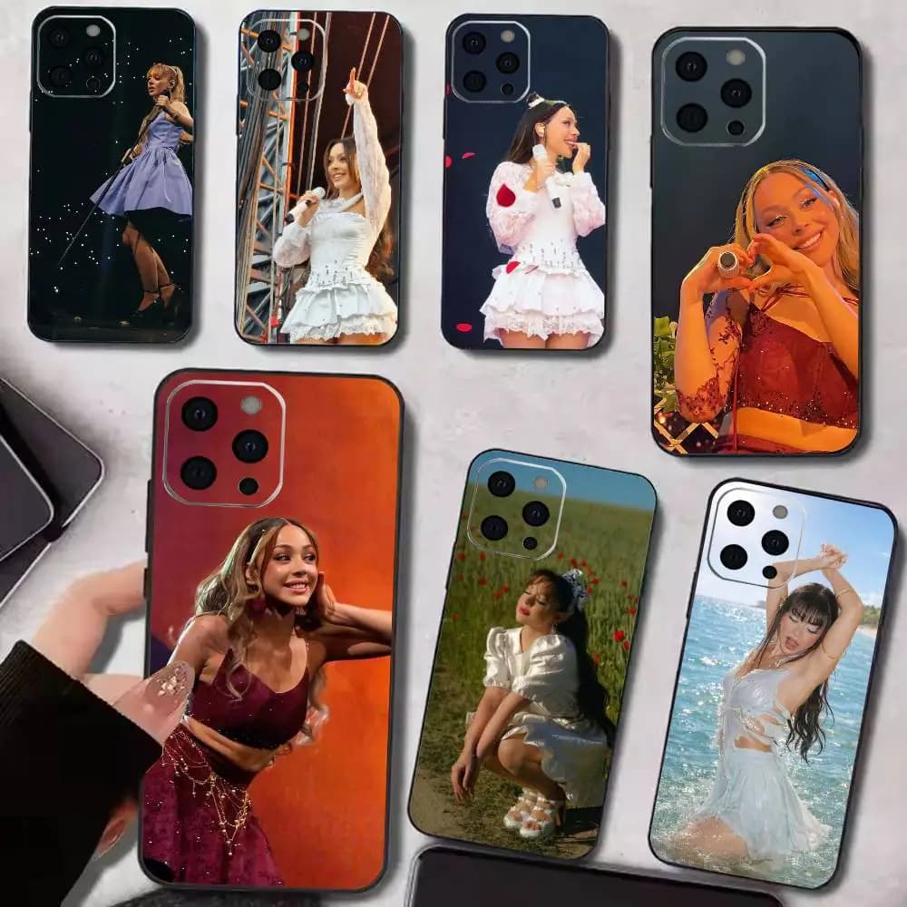 Cover per telefono A-Ayliva Singer per iPhone 17, 16, 15, 14, 13, 12, 11 Plus, Pro, magnetica con ricarica wireless MagSafe