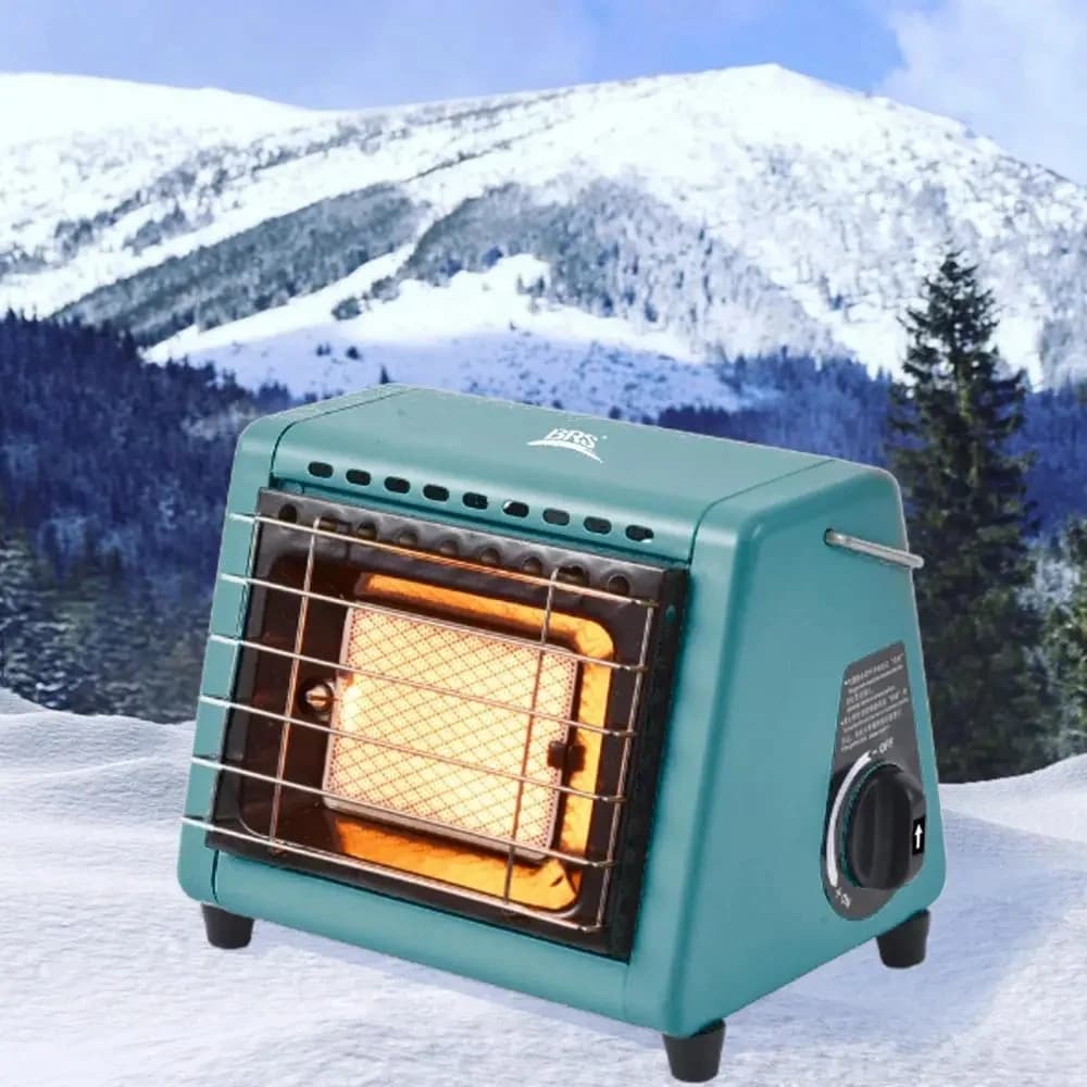2028BRS-H23 Stufa a Gas Portatile da Esterno per Tenda, Riscaldatore Domestico a Risparmio Energetico, Stufa da Campeggio a Basso Consumo, Attrezzatura da Pesca