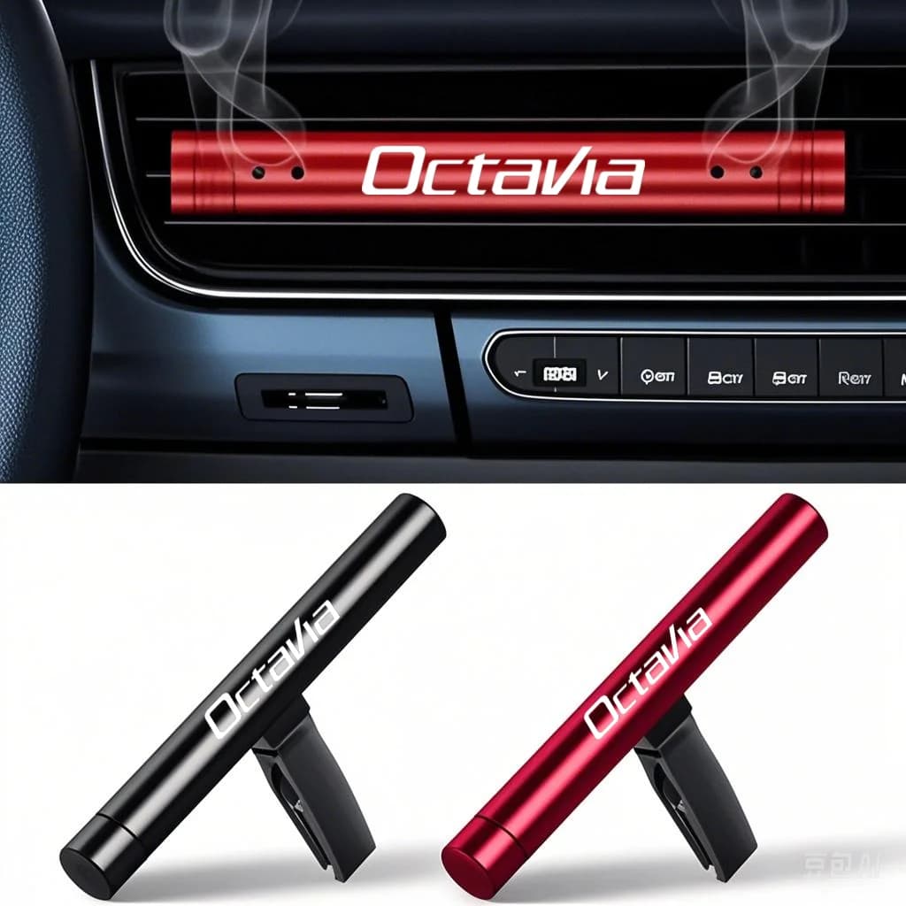 Auto Exit Air Perfume Clip Smooth Diffuser Solid Duration For Skoda Octavia Expedition Car Accessories Deodorant Remove The Odor