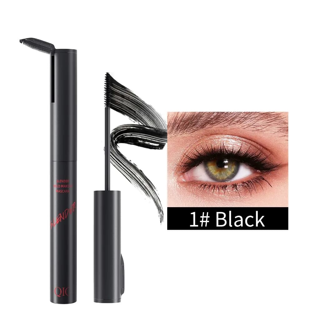 Mascara Impermeabile a Lunga Durata, Inchiostro Nero ad Asciugatura Rapida, Allungante, Facile da Rimuovere, Anti-Trasferimento