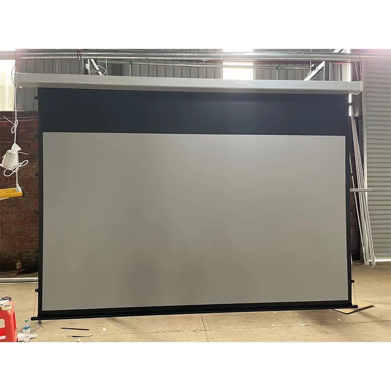 Projection Screen Electric 200inch 16:9 Indoor Roll Up Remote Control Motorized Projector Screen