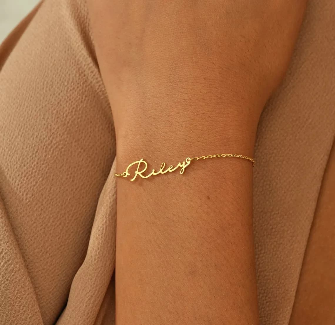 Bracciale con nome personalizzato Gioielli da donna per ragazza Bracciale con targhetta personalizzata color oro in acciaio inossidabile Femme