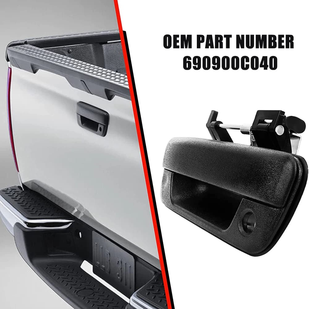 Fit for Toyota Tundra 2007 2008 2009 2010 2011 2012 2013 690900C040, 69090-0C040 Car Trunk Handle without Camera Hole