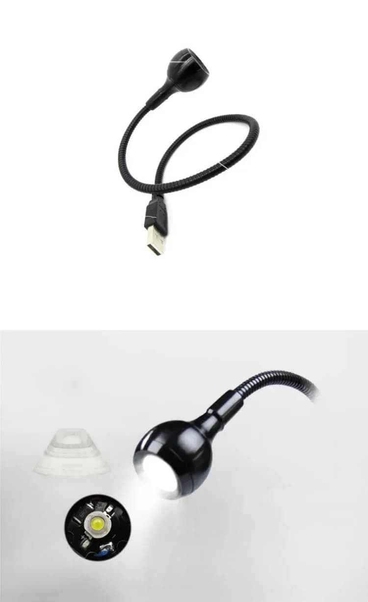 1PC USB Torcia elettrica Mini LED Lampada da notte Camera da letto Comodino Lampada a risparmio energetico Lampada da lettura notturna