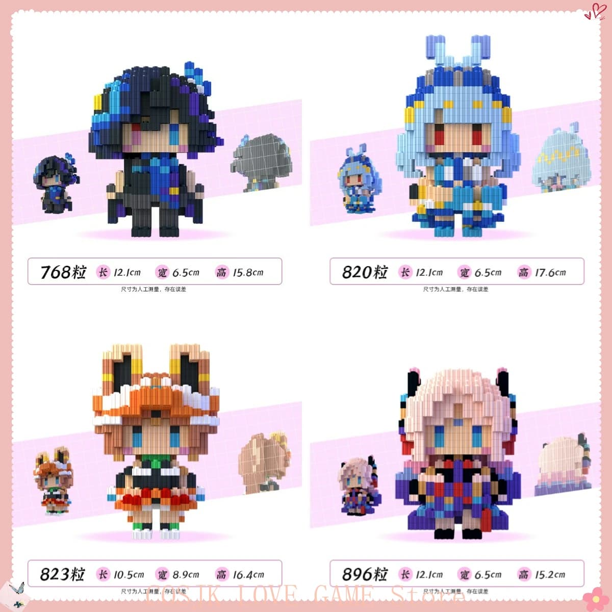 Anime Genshin Impact Kachina Mualani Kinich Mavuika Iansan Cosplay Garage Kit Figurina Modello Assemblato Modello Fatto A Mano Regalo