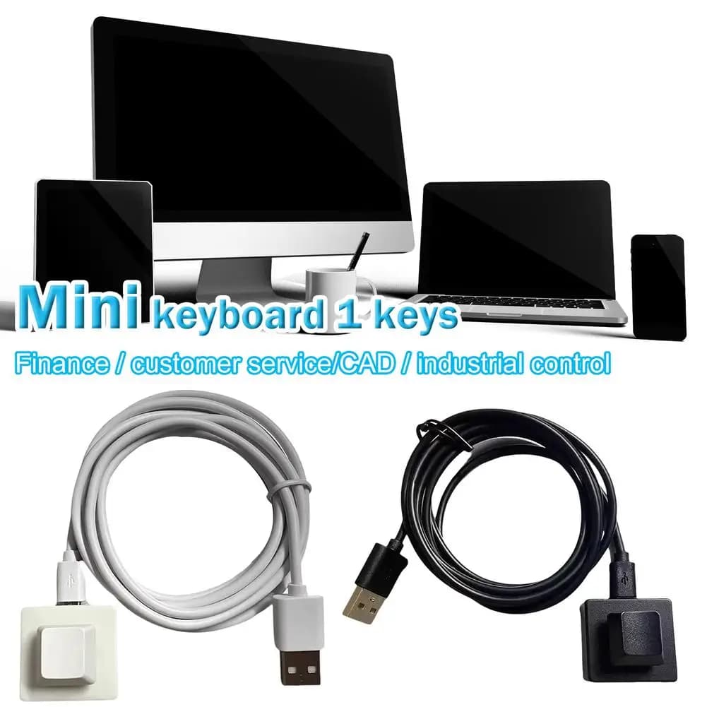 Quick choice keyboard with a button Custom programmable macro keyboard USB Mouse with hot keys Mini keyboard with a key
