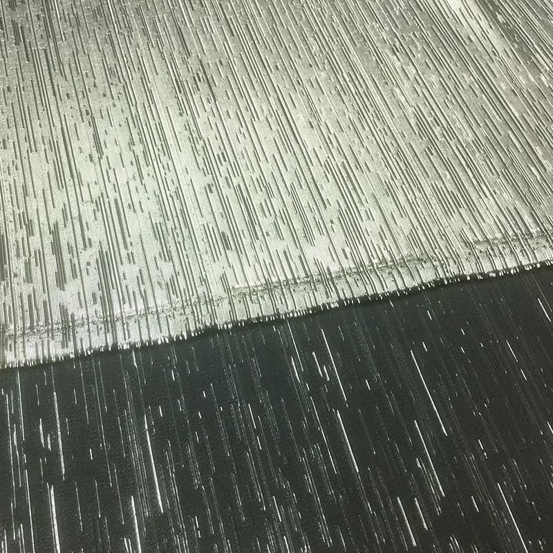 Jacquard Fabric Silver Stripe Stiff Material Autumn Winter Skirt Suit Jacket Trench Coat Fabrics European Brand Fashion Cloth