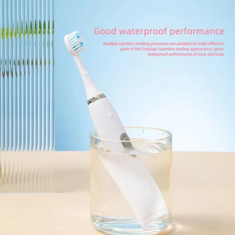 2026 Adult Electric Toothbrush, For Home Use Or Travel. With Brush Head Colors (Batteries Not Includ),Blue,Pink,White