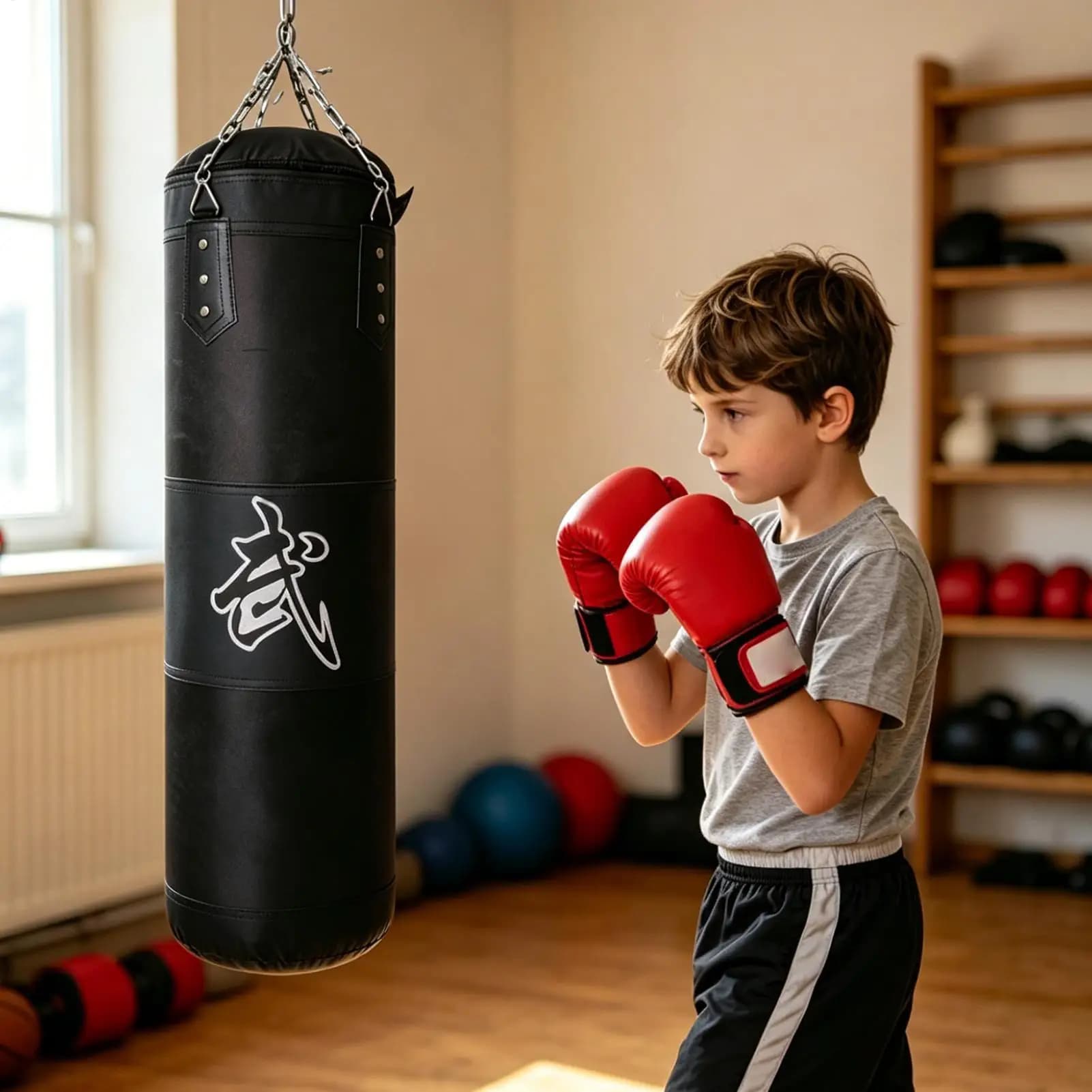 Punching Bag 31.50inch Kickboxing Gear Punching Bags For Men Women Home Gym Training Kids Sports Workout Exercise