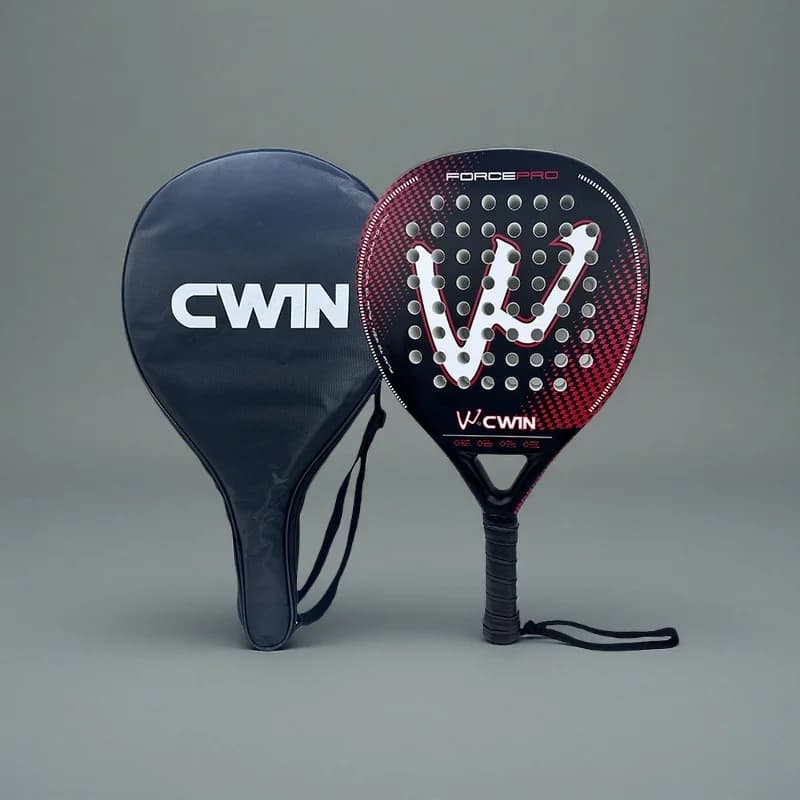 EVA soft carbon fiber Cwin paddle rack for tennis paddle rack for professional training for adults with padel protection
