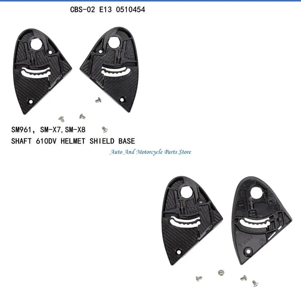 P9FD 1 paio staffa supporto per lente base montaggio per scudo per casco per GXT601 602 DV610