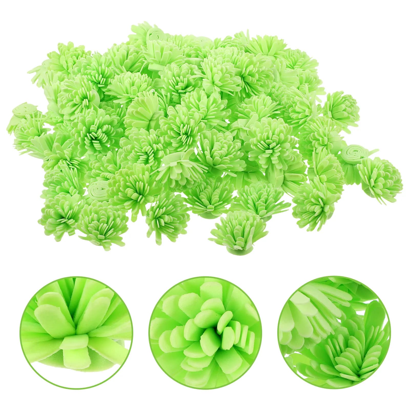 Diffusore passivo per aromaterapia in lega di alluminio con fiore di crisantemo da 100 pezzi, per oli essenziali, casa, ufficio, bagno