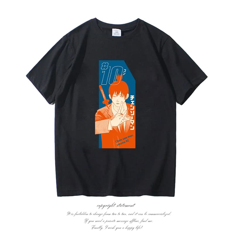 Chainsaw Man Power Graphic T Shirt Anime Print Women Short Sleeve Tee New Summer Casual Tops Streetwear