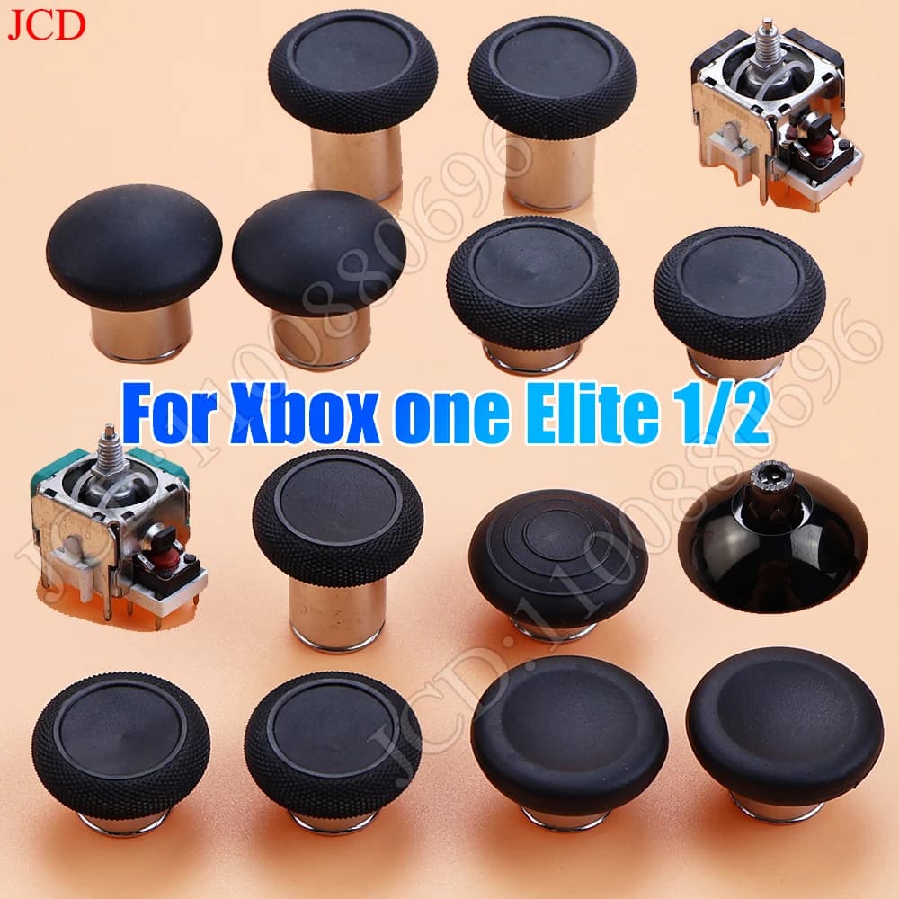 1 paio di accessori per controller di gioco Xbox One Elite 1/2, tasti LB RB Simulazione 3D Joystick Base a ventosa Joystick Elite 1/2