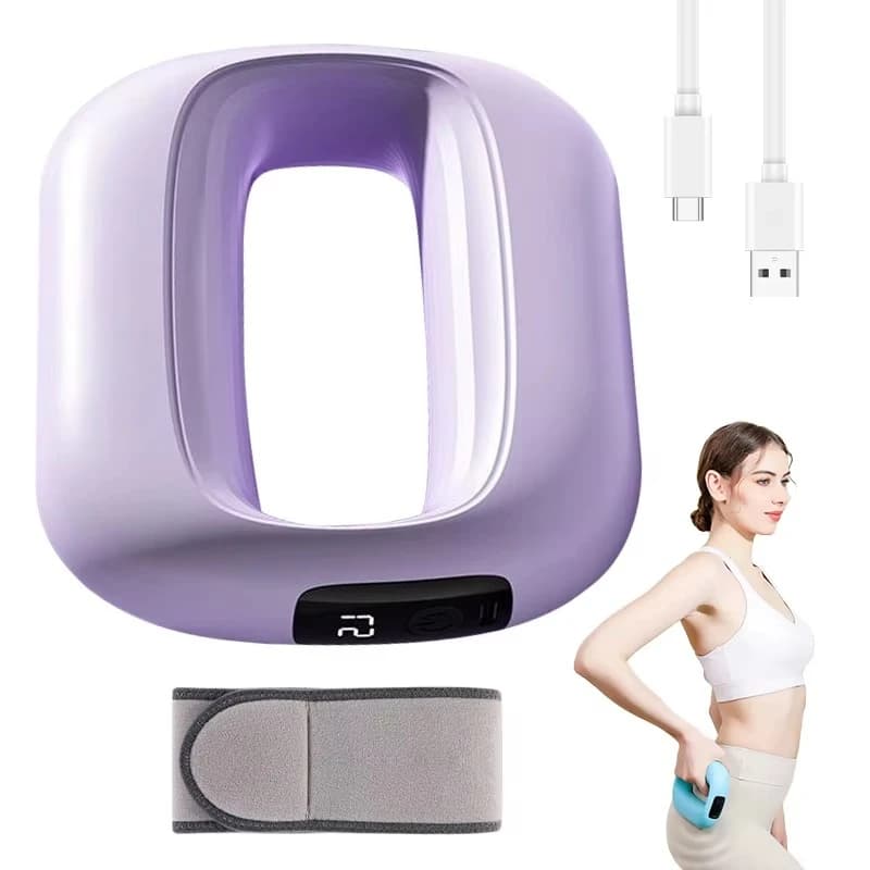 Muscle Massage Ring Percussion Massager, Cordless Electric Massage Gun, Deep Tissue Muscle Relief