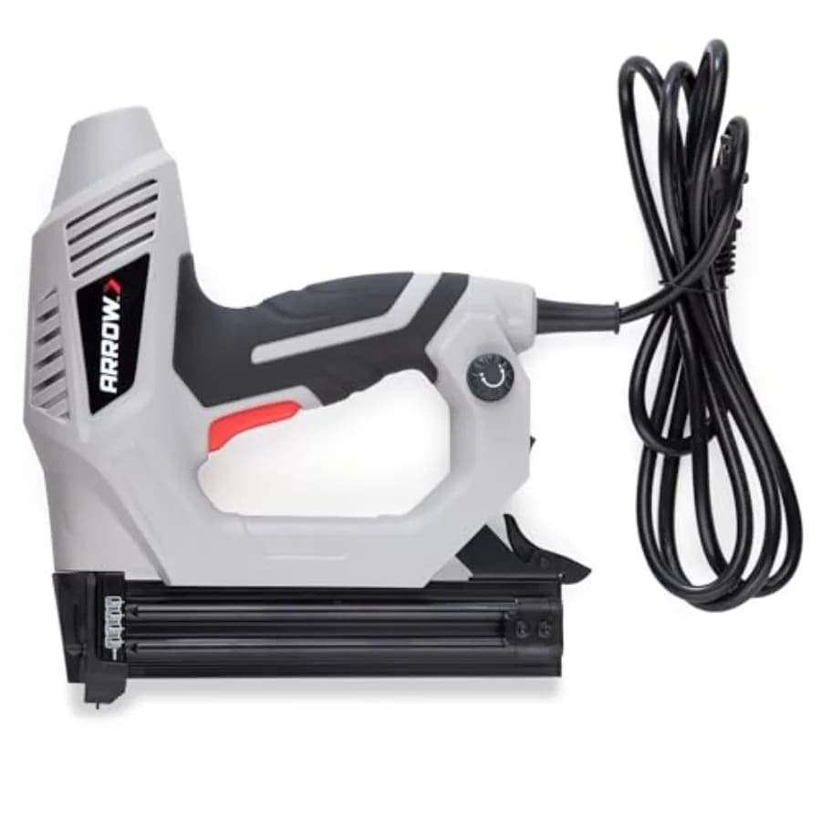 Professional Electric Nail Machine Arrow ET200BN for Brad Nails, Ideal for Frames, Crafts and Fences, Use Brad Nails in Packs of 5