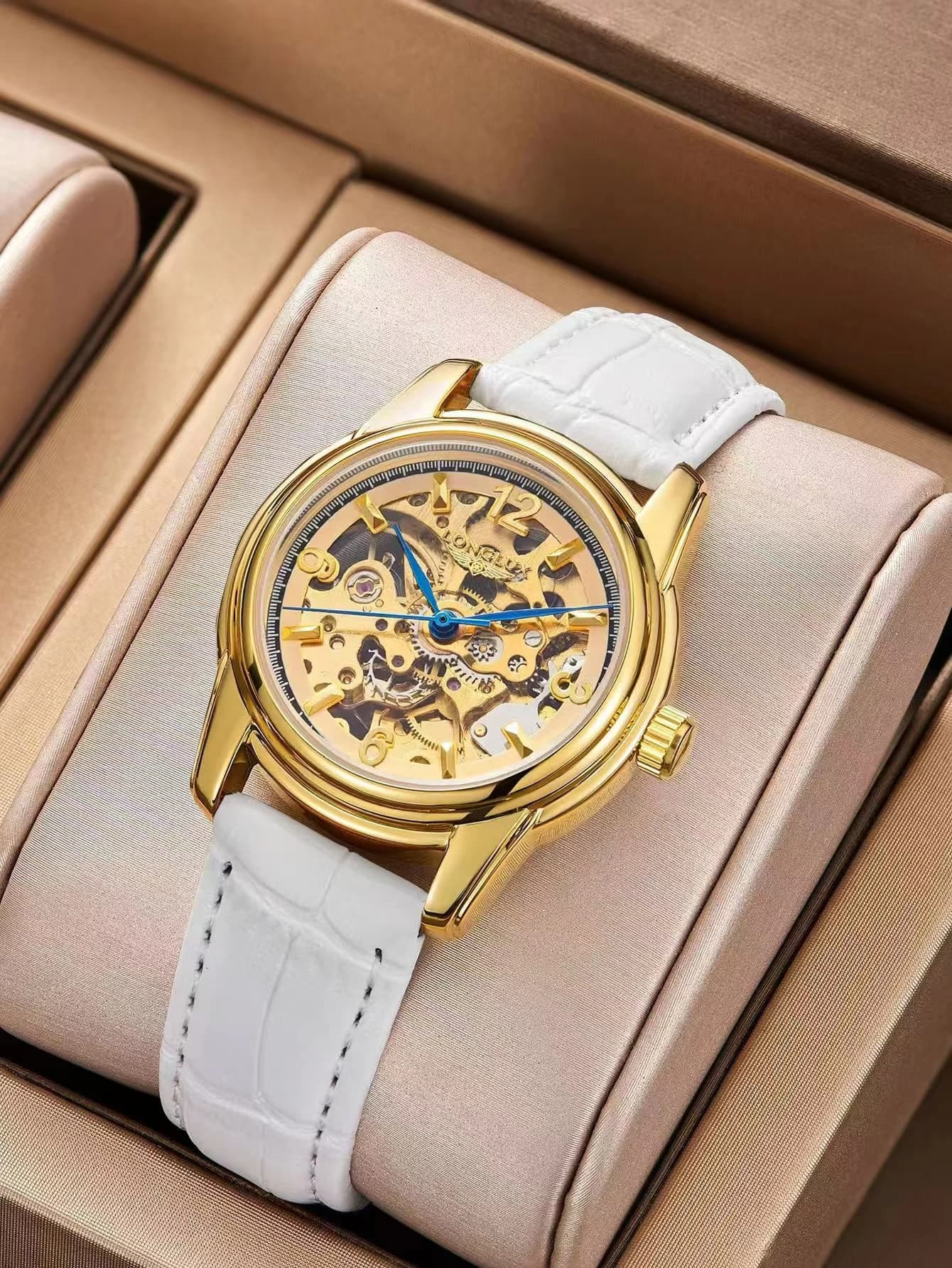 Ladies automatic watch, cute mechanical wrist watches, delicate and elegant, waterproof luxury gifts for your girlfriend's watch!