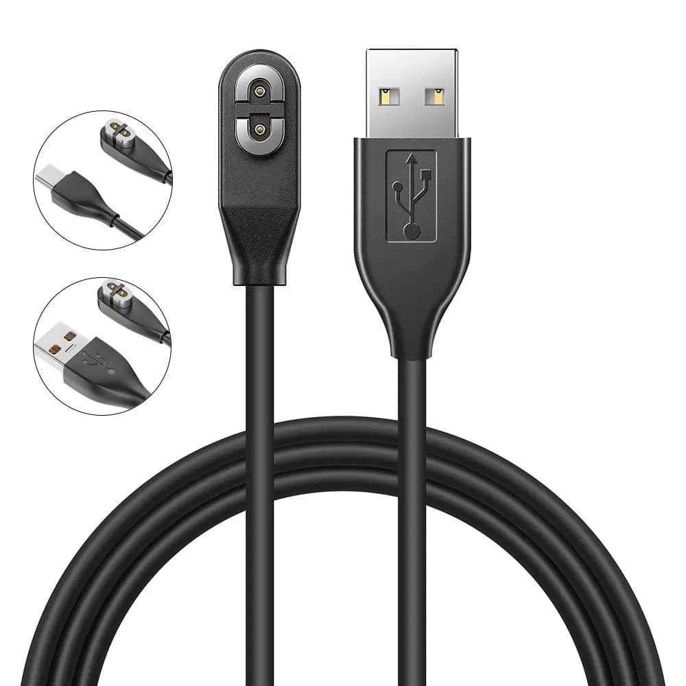 USB Type-C Magnetic Refill Cable Bone Conduction Headphone Charger with 100cm Overload Protection for Shokz AS800 AS803 S810