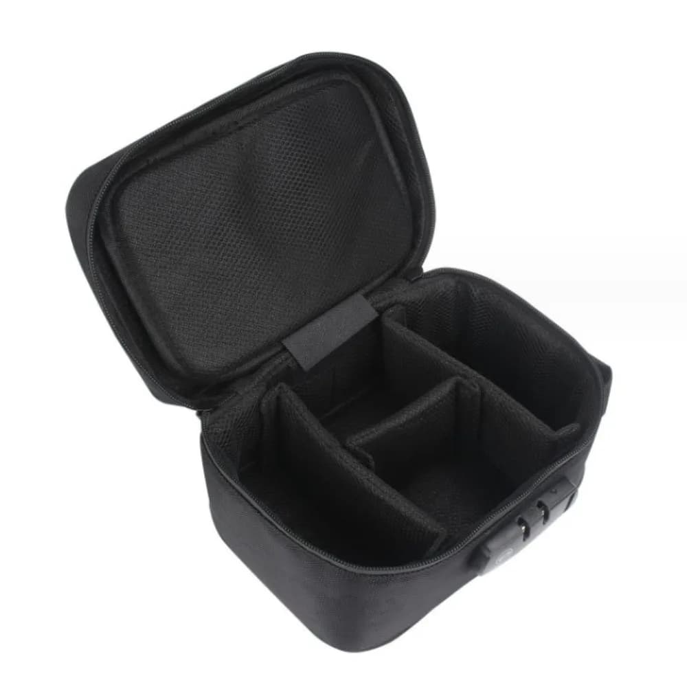 High Quality Large Capacity Smell Proof Travel Box with Combination Lock with Removable Compartments Smell Proof Storage Bag