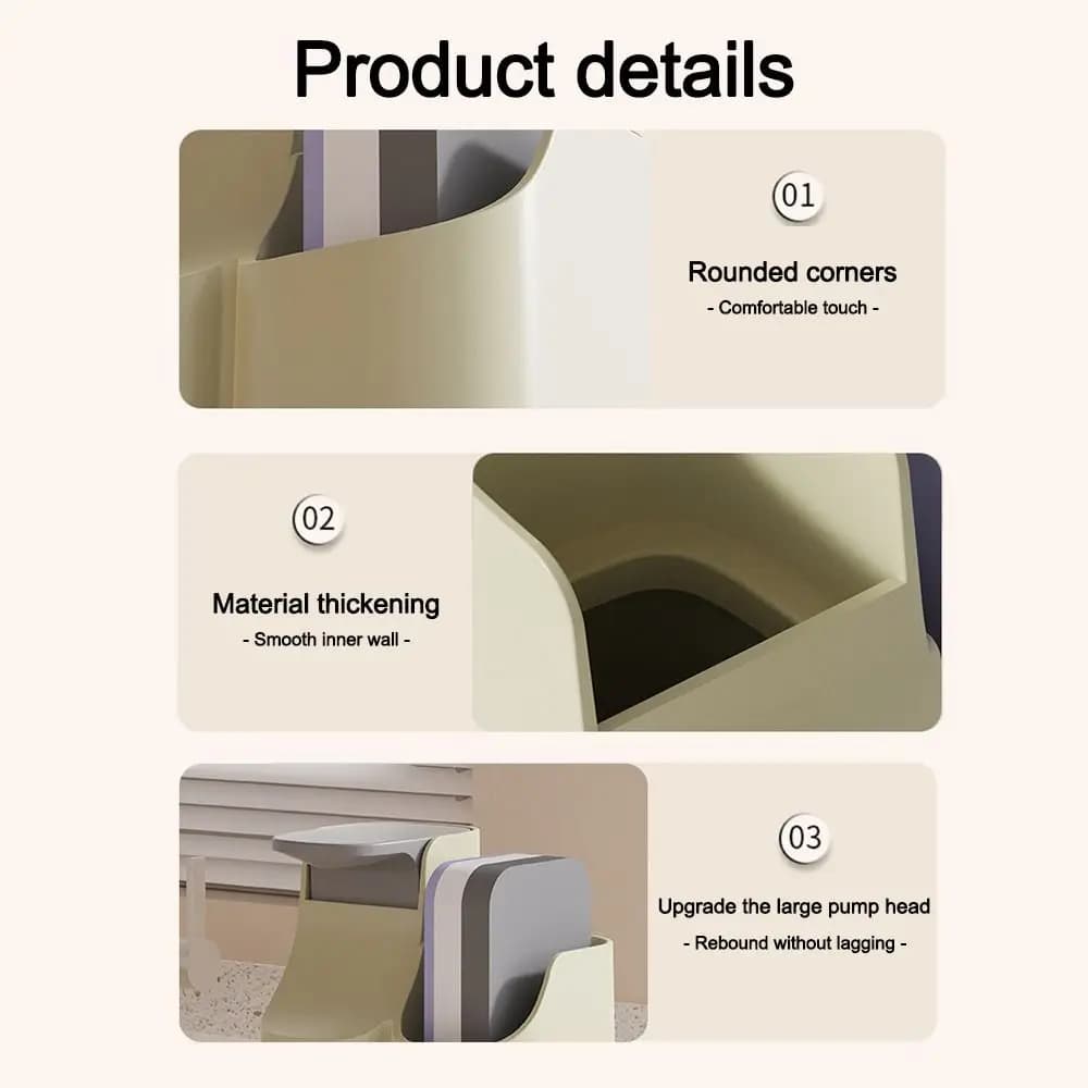 Dispenser di sapone da cucina riutilizzabile Utensili da cucina Dispenser di sapone facile da pulire con supporto per spugna Distributore di sapone liquido per uso domestico