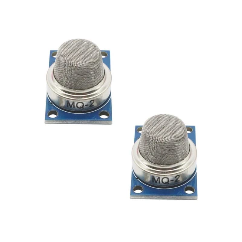 2 Pack MQ-2 Gas Sensor Detector Module for Smoke LPG Butane Hydrogen - Bulk Quantity Sensing Module for Home Safety