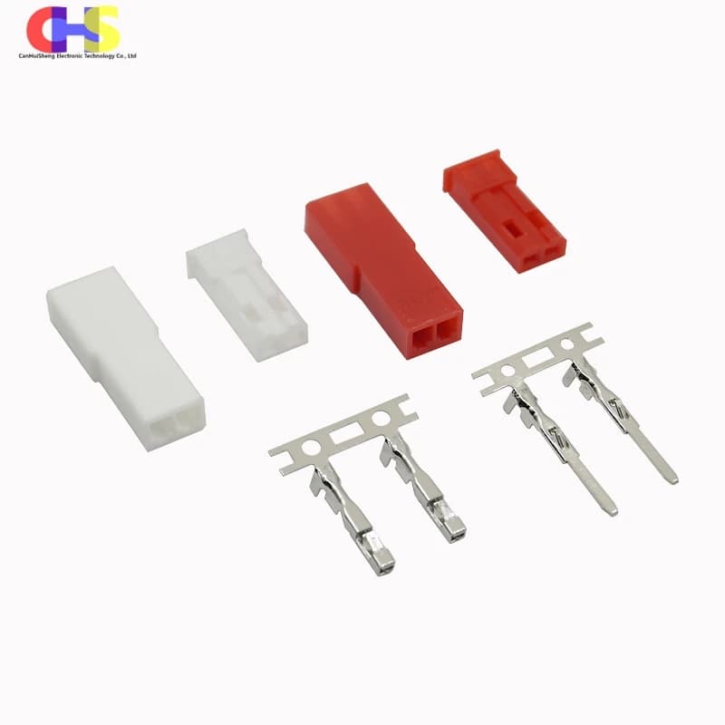 (10-100 Kit) Connettore JST SYP 2.54mm 2Pin Maschio/Femmina con Terminali Crimpati per Batteria RC, Striscia LED