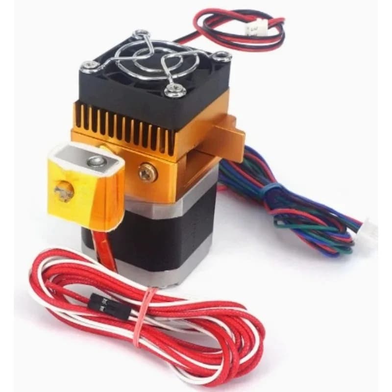All Metal MK8 Extruder Kit with Nozzle 3D Printer Replacement Accessories for PLA Filament Consumables