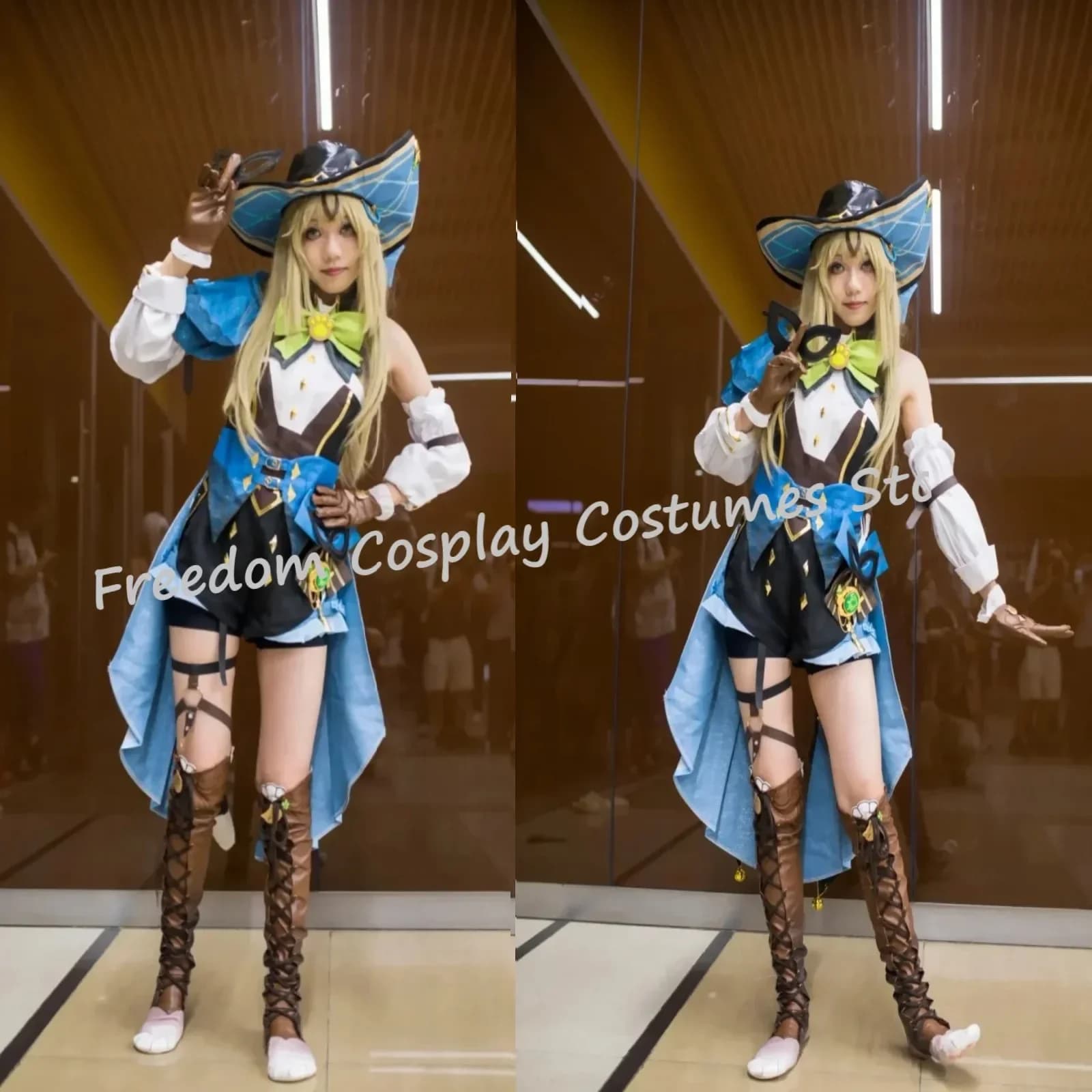 Kirara Game Cosplay Genshin Impact Phantom in Boots Kirara Dress Cosplay Wig Copricapi Hat Soul Play Game Halloween Party Dresses