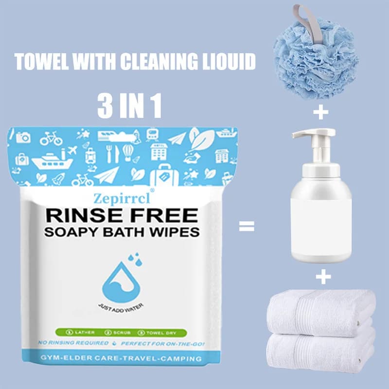 Asciugamani da bagno usa e getta senza risciacquo da 30x30 cm, 25/75 pezzi, basta umidificare, schiumare e asciugare. Adatto per viaggi, attività all'aperto, campeggio, nuoto, fitness - 25 pezzi per confezione
