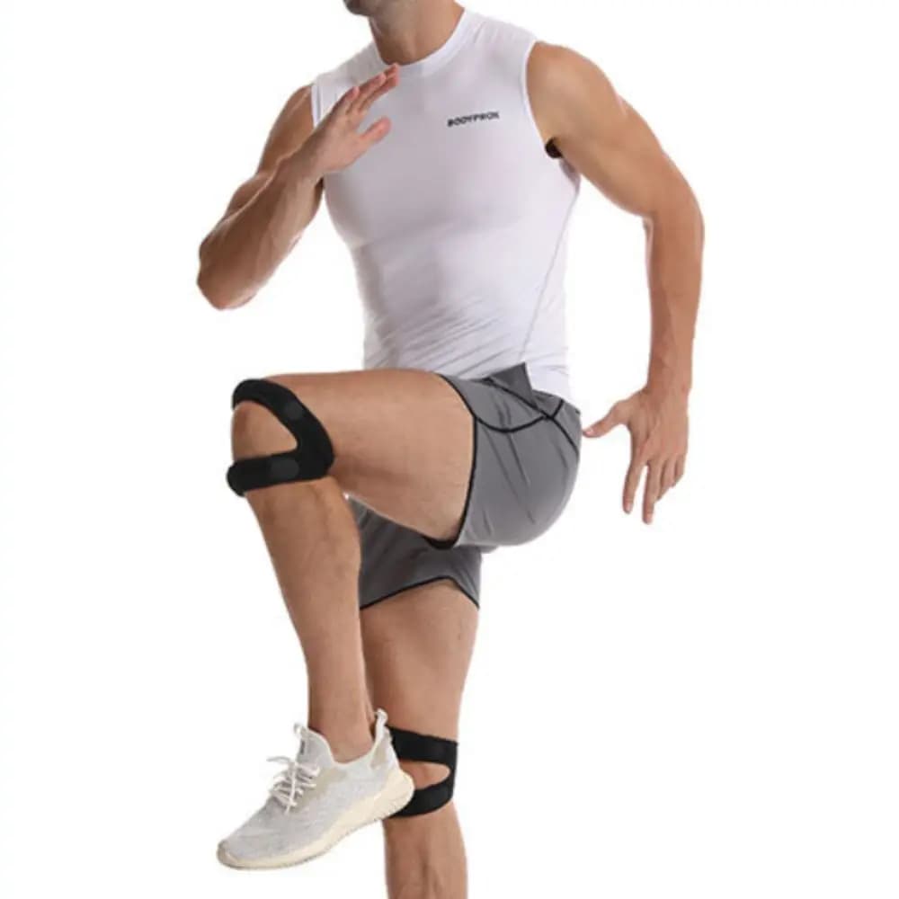 Protezione della rotula Ginocchiera della rotula Ginocchiera morbida e traspirante per la rotula Proteggi la fascia Ginocchiera sportiva regolabile per le articolazioni Pallavolo