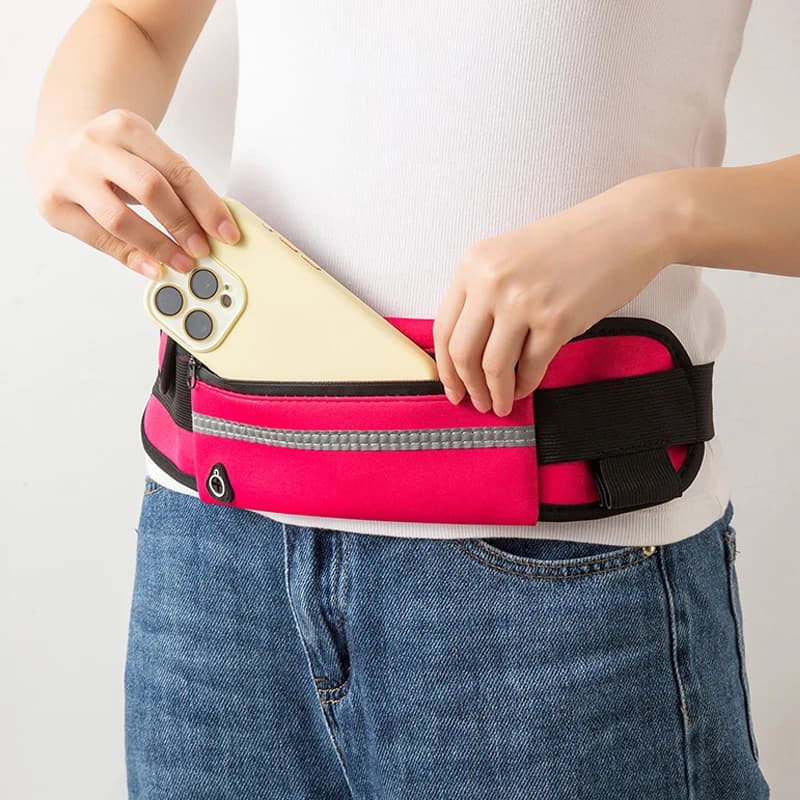 Sports waist packs money belt pocket large-capacity leisureshoulder crossbody wallet pack neoprene pouch bags women accessories