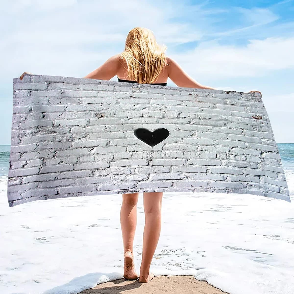 Asciugamano da spiaggia leggero e sottile Asciugamani oversize in microfibra extra large senza sabbia Accessori da spiaggia da campeggio da viaggio ad asciugatura rapida