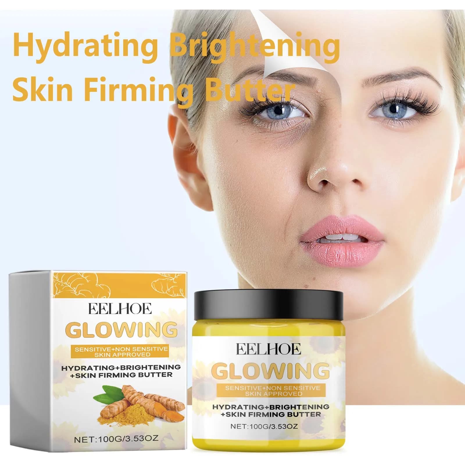 Moisturizing cream curcuma – Feed the skin barrier, moisturizes for daily care