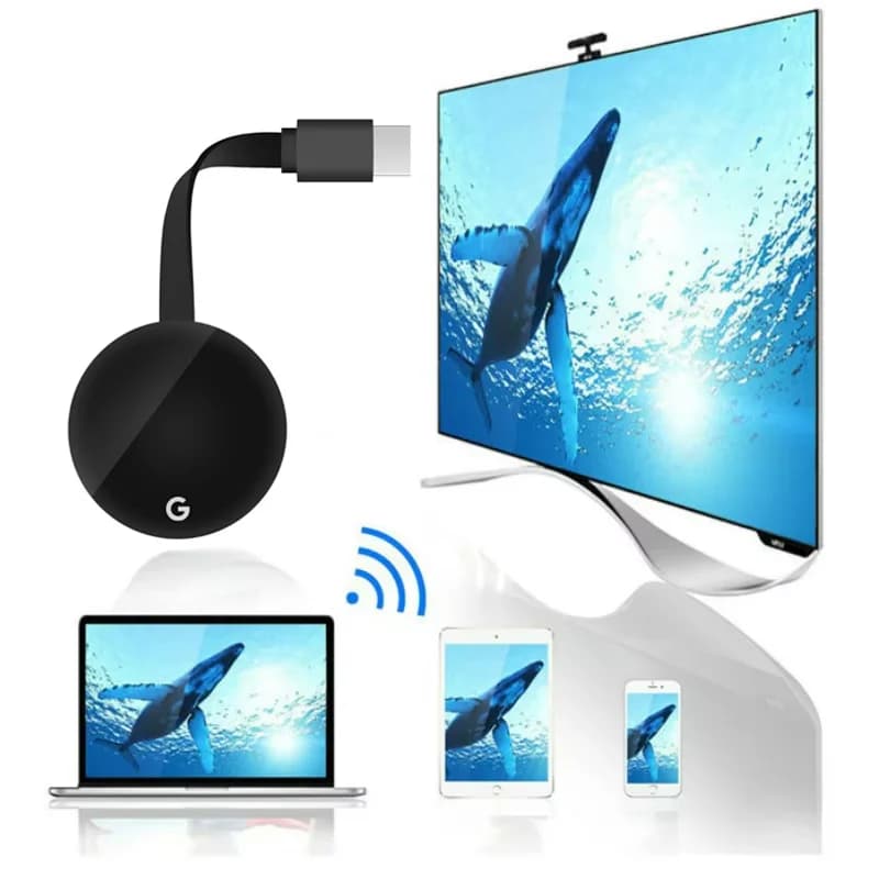 2.4GHz Wifi Proiezione Wireless 1080P HD Adattatore Display Schermo Specchio HDTV Proiettore Monitor Ricevitore per Airplay DLNA Miracast