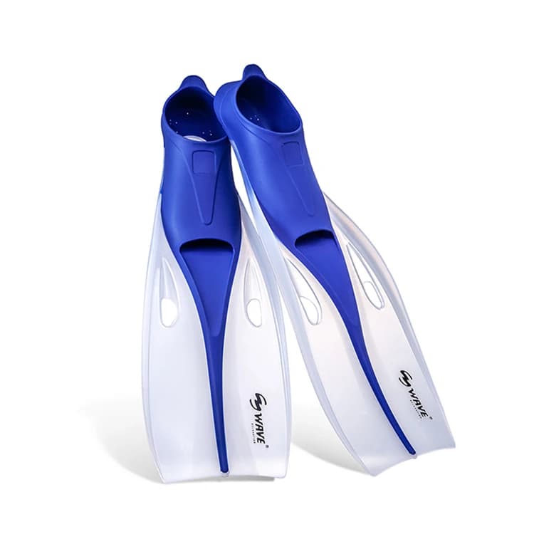 Onda corta nuoto pinna per adulti allenamento arponone in silicone pesca pinna per immersioni nuoto snorkeling pinna per immersioni