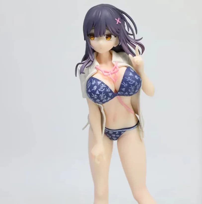 21cm Nanami Yuno Anime Bishoujo Figure action sexy Swimwear Standing Pose PVC Collectible Figurine Desktop Ornament Gift For Fan