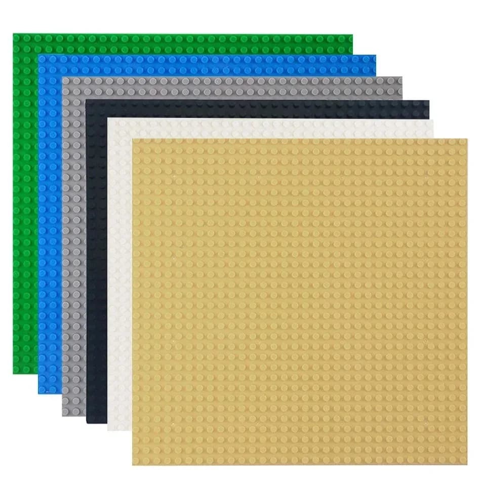 32x32 32x16 punti Classic Building Blocks piastra di Base MOC fai da te mattoni di piccole dimensioni parti di battiscopa per figure di città giocattoli per bambini