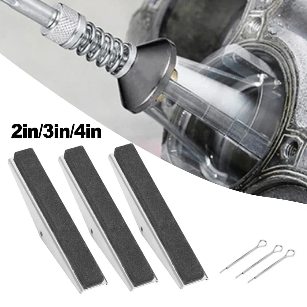 Set di 3 pietre per lappatura cilindri motore, attrezzo per lappatura a 3 bracci ad angolo fisso per pistoni freno e cilindri freno auto