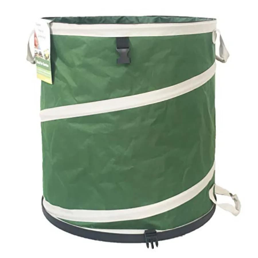 Cestino Pieghevole x19 con Fondo Rigido per Giardino, Cestino Pop-Up, Sacco per Rifiuti da Campeggio RV, Contenitore per Riciclo, Cesto per Bucato