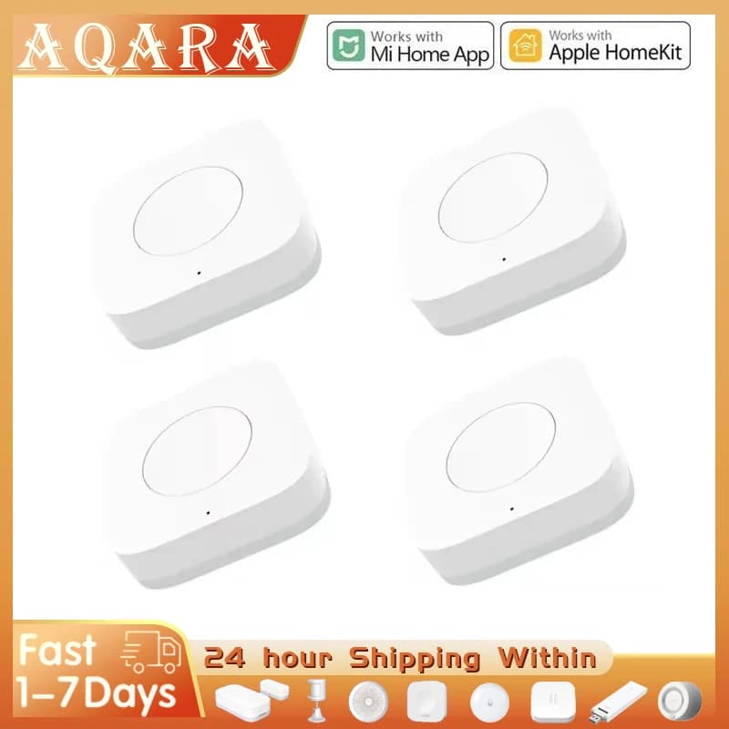 Aqara Smart Switch Sensor key control button Zigbee Wireless switch Control button with a Home Security button for the APP Xiaomi Mijia