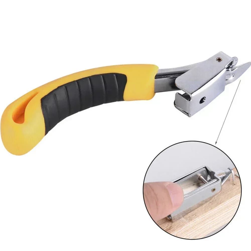 Estrattore per chiodi Graffetta per tappezzeria in acciaio inossidabile Utensili manuali resistenti Spessore chiodo: 1 mm Plastica per ufficio