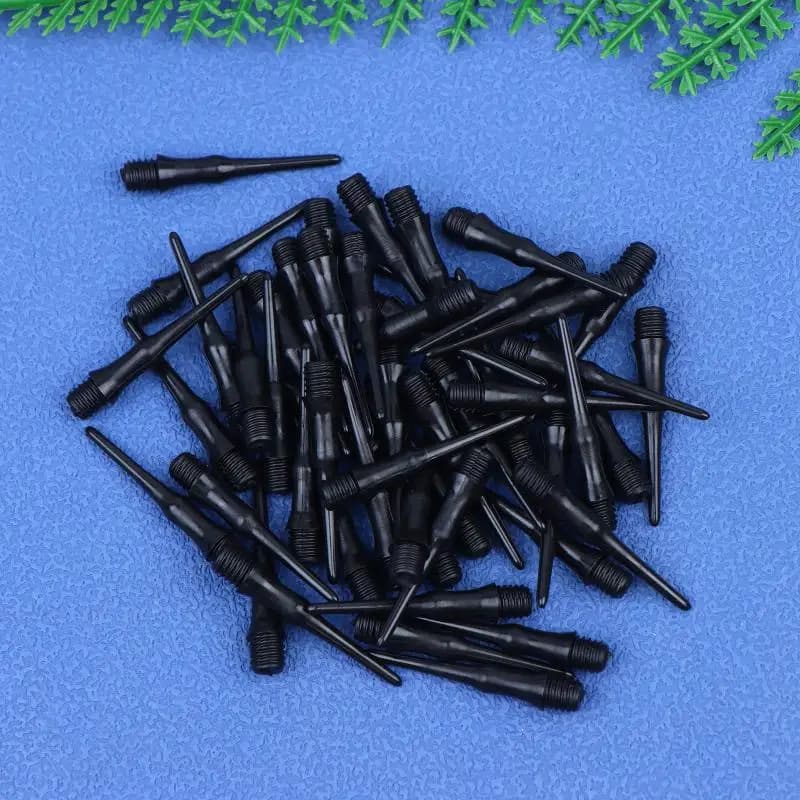 100 Pezzi Punte in Plastica per Freccette, Punte Morbide e Resistenti per Freccette Elettroniche, Pratica Sportiva